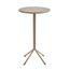 1 Mesa Bistro Redonda Gavea Rivatti 105 cm -Altura- Tampo em Polipropileno Fendi e Base em Aco Fendi
